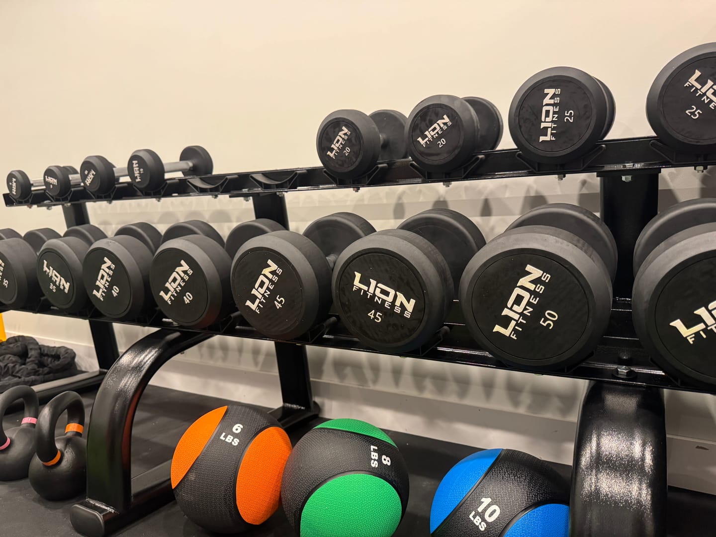 Customer photo review of Haltères Commerciaux Ronds Lion Fitness (Vendus à l'unité)