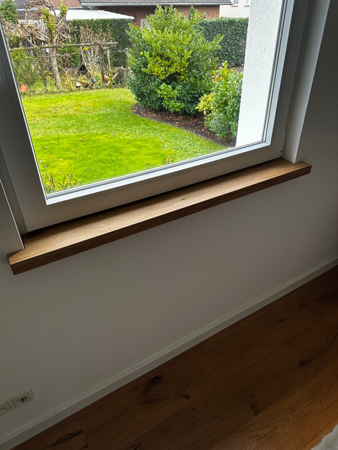 Customer photo review of Aufsatzfensterbank Eiche