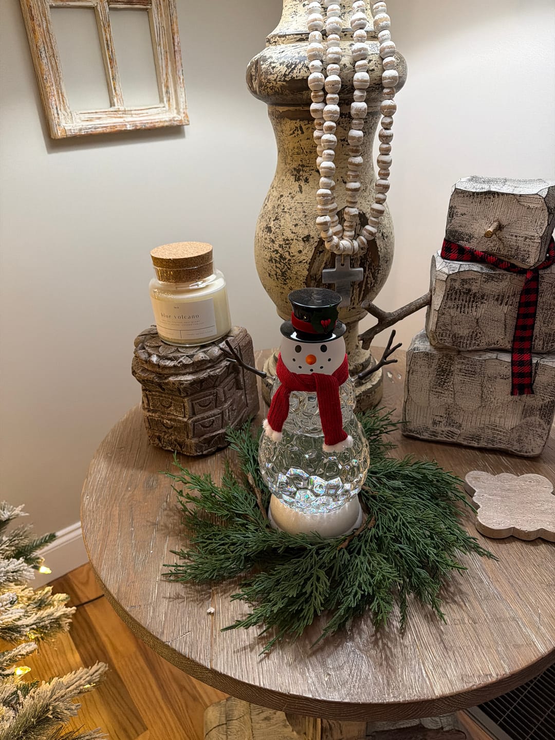 Customer photo review of Christmas Fir 22 oz Glass Candle