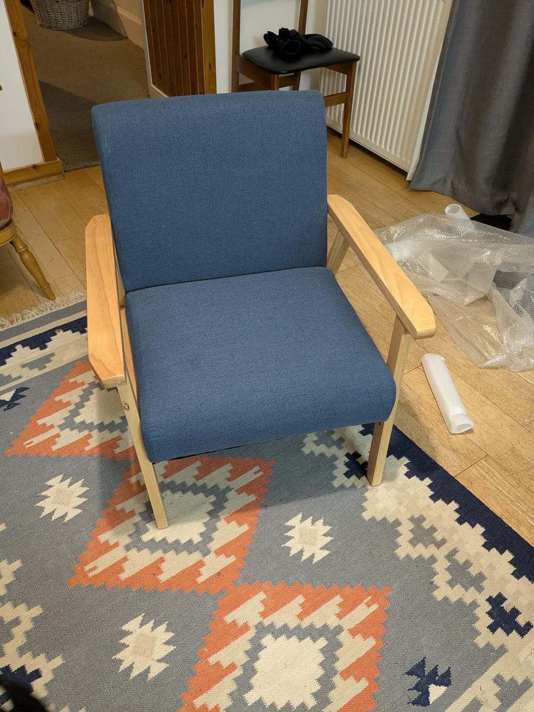 Customer photo review of Soft Textured Furnishing Fabric