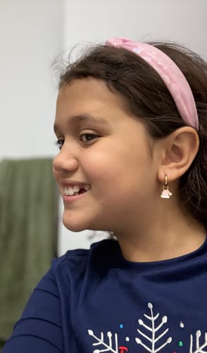 Customer photo review of Pink Santa Hat Charms