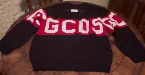 Recensione con foto di un cliente su Maglione GCDS