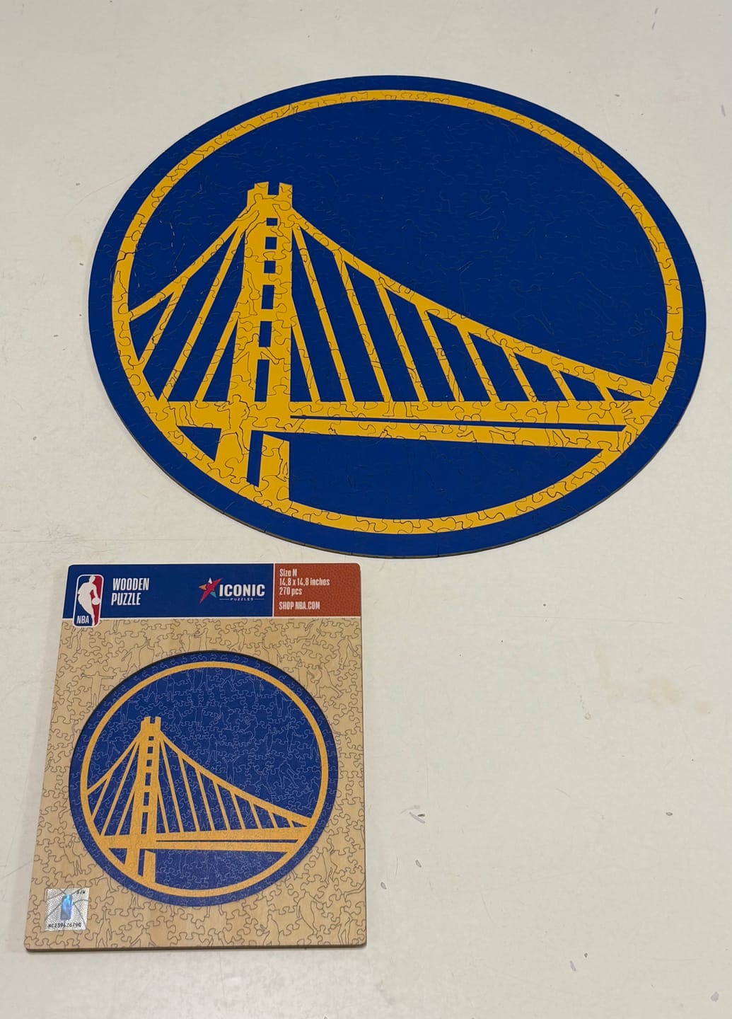 Customer photo review of Golden State Warriors™ - Wooden Puzzle