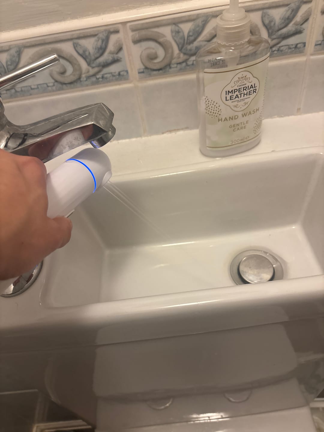 Customer photo review of Portable Electric Bidet Sprayer with Bottle