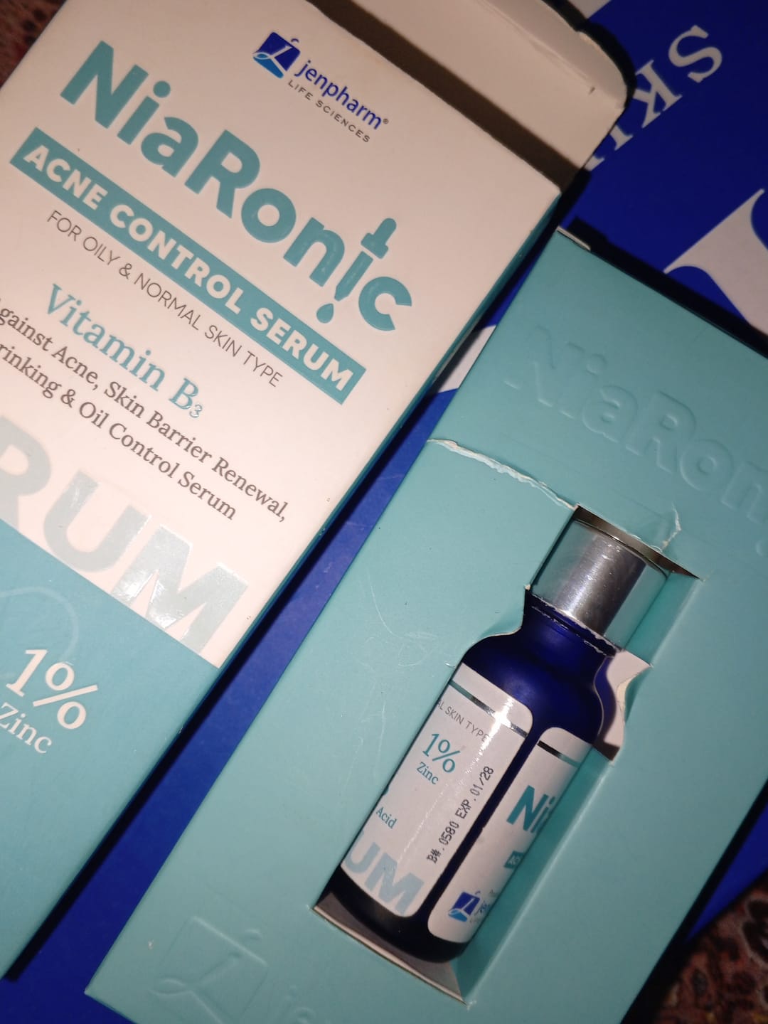 Customer photo review of NiaRonic Serum (Pore Minimizing)