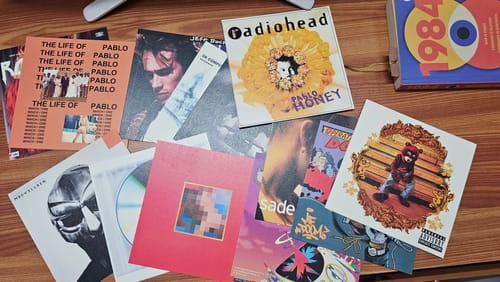 Customer photo review of PLAYLIST - ALBUM COVER PRINTS - CUSTOM WALL COLLAGE POSTERS