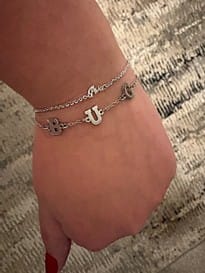 Customer photo review of Letters Bracelet