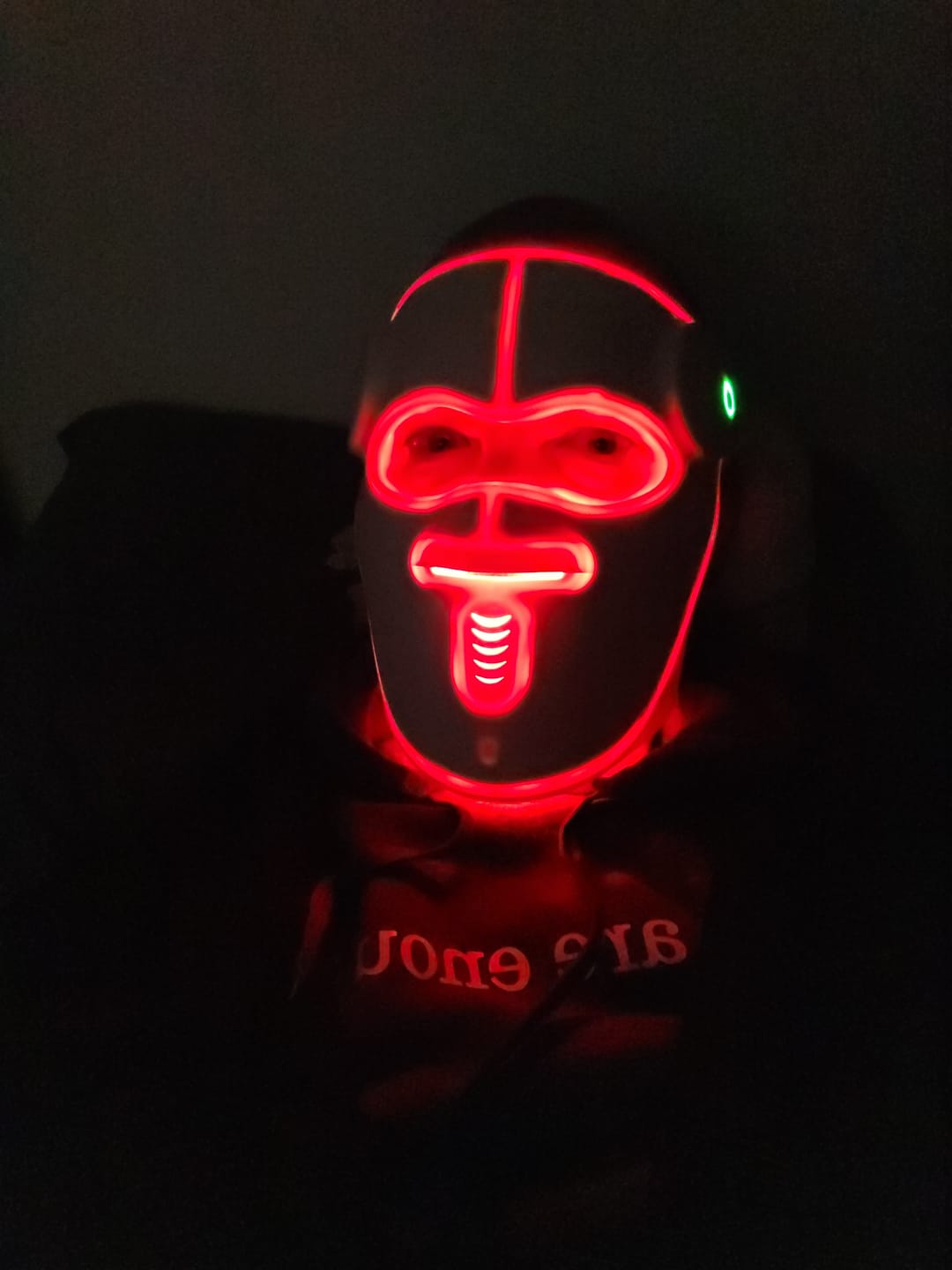 Customer photo review of Hatch Halo™ Dermatologist Grade 3-in-1 Light Therapy Mask