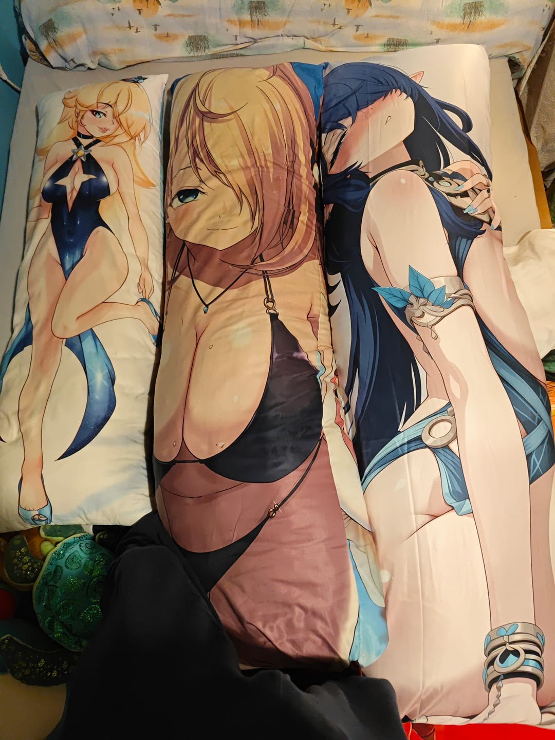 Customer photo review of Custom Body Pillow Cover