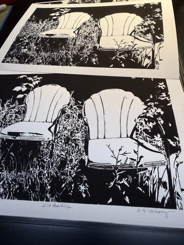 Customer photo review of 8.3x11.7 (A4) Giclee Fine Art Prints