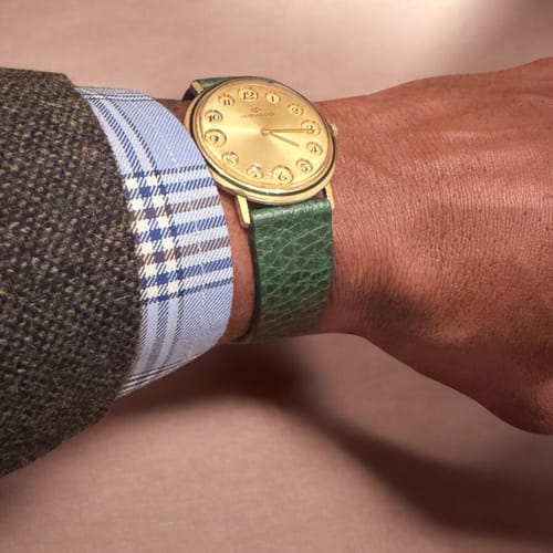 Customer photo review of Hunter Green Pebbled