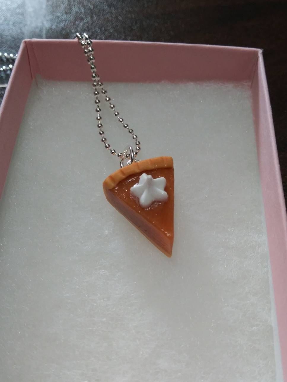 Customer photo review of Scented Pumpkin Pie Necklace