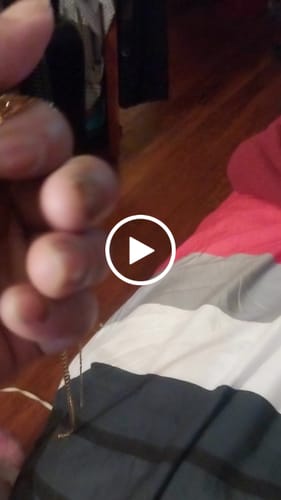 Customer video review of Custom Photo Engraved Pendant Necklace