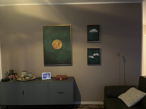 Customer photo review of Emerald Moon Print