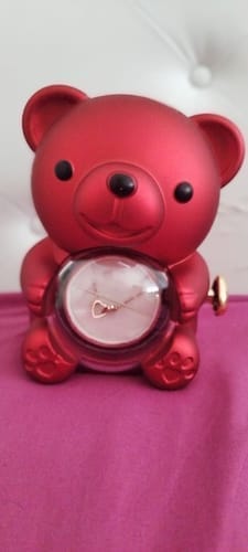Customer photo review of Ewige Rose Bär Geschenkbox Mit Gravierter Herz Halskette - Kostenlose Ohrringe