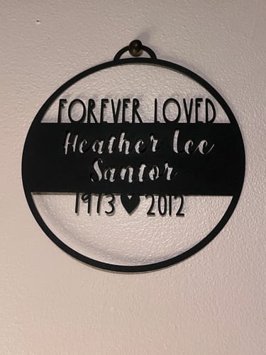 Customer photo review of Legacy Special Offer Personalized Memorial Ornament - In Memory Ornaments Personalized