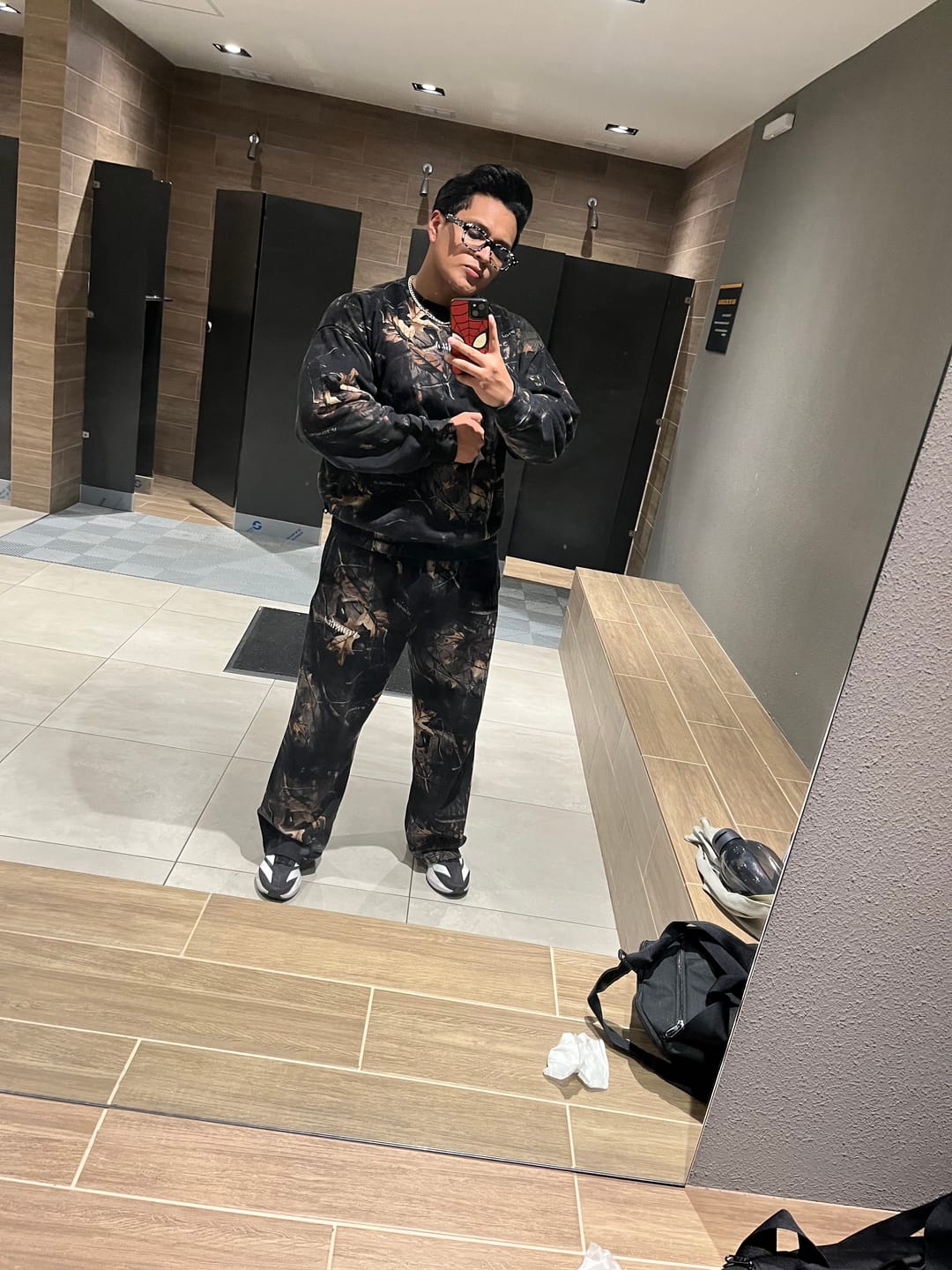 Customer photo review of 5206 - Tree Camo Collection - Crewnecks