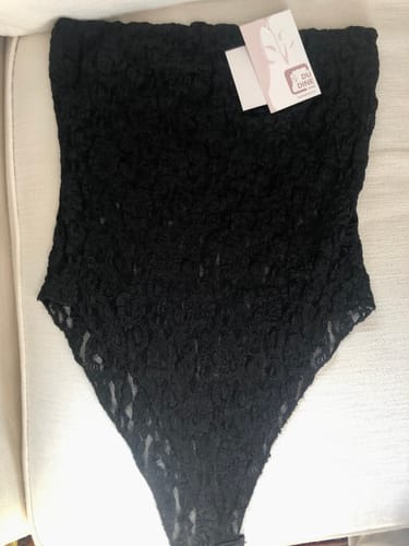 Customer photo review of Body di pizzo - nero