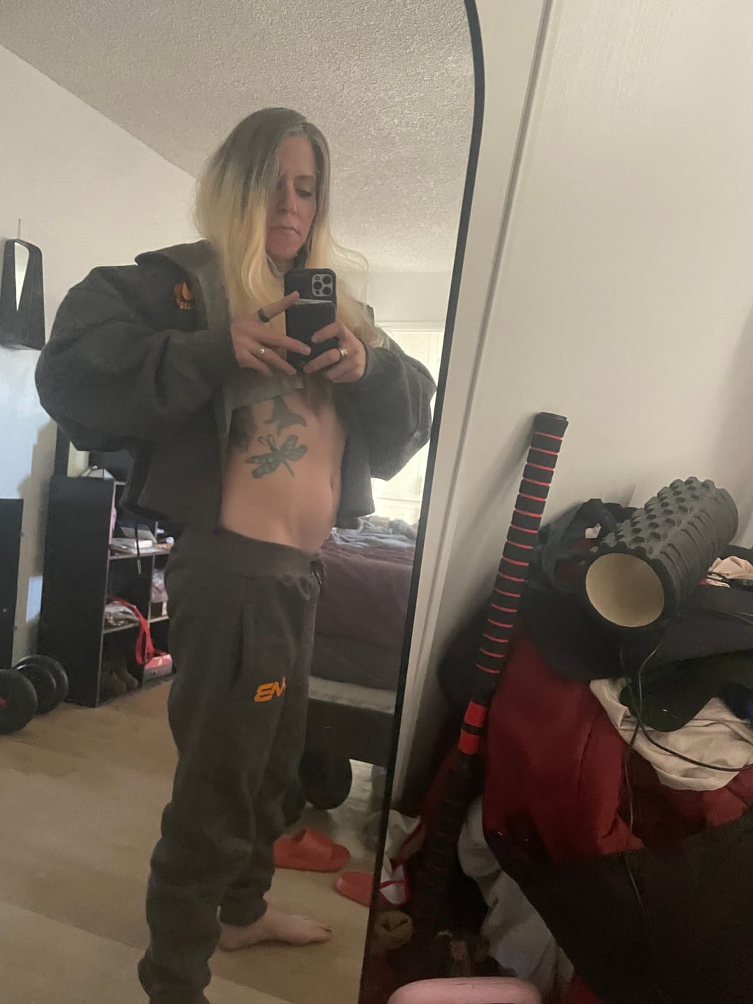 Customer photo review of Boyfriend Joggers