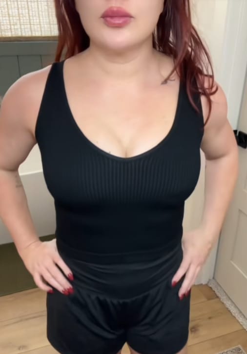 Customer photo review of Seamless Deep V Push-Up Wireless Bra 3.0