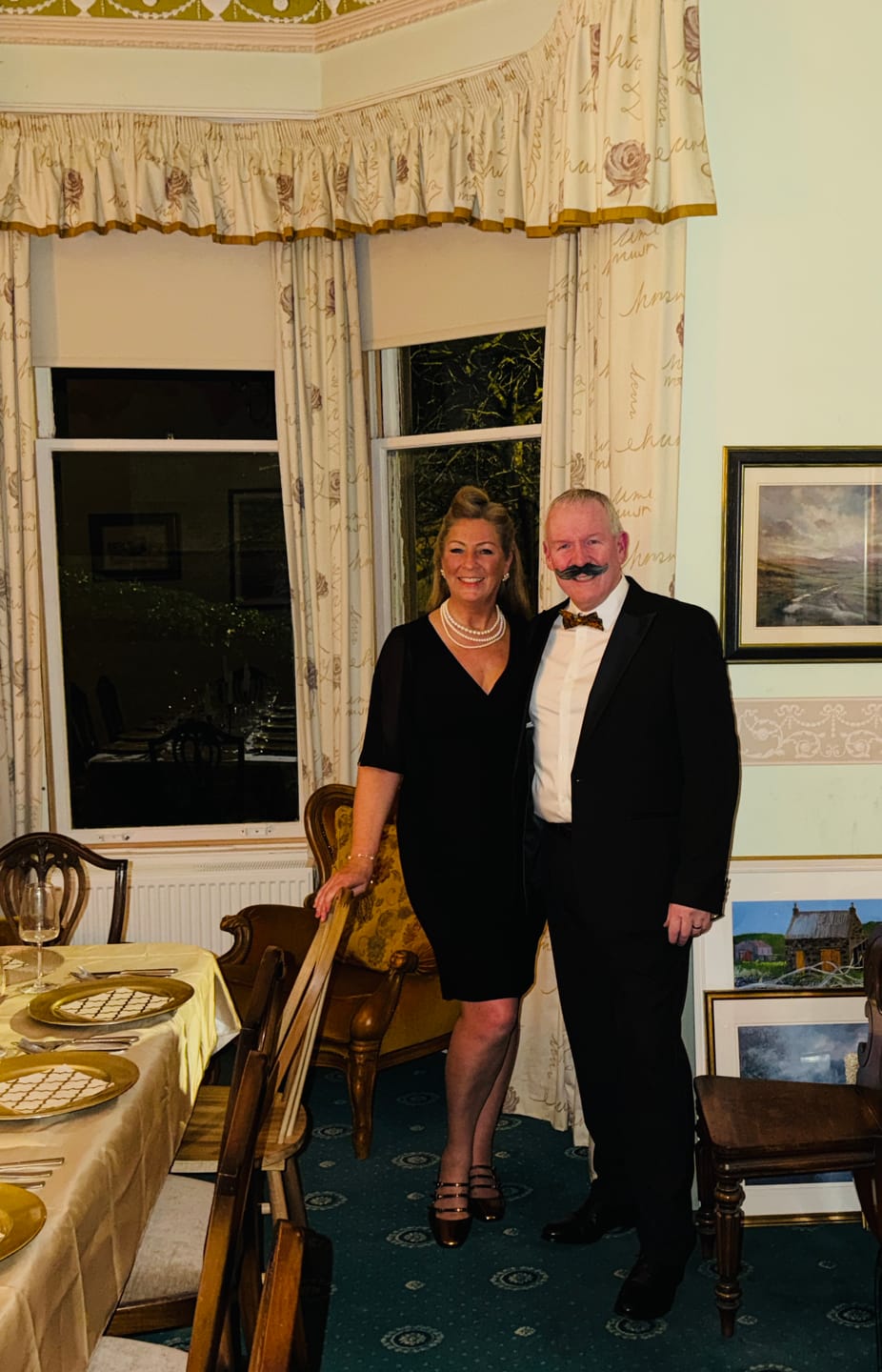 Customer photo review of 1940s Murder Mystery Host Your Own Game Kit