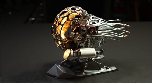 Customer photo review of Rokrgeek Mechanical Metal Nautilus Model DIY 3D Puzzle