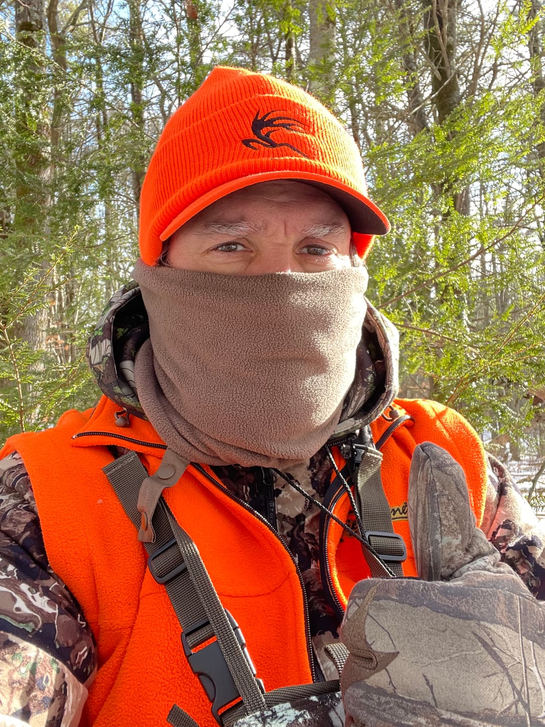 Customer photo review of Altus Whitetail Ultra Silent Hunting Suit Men's Water Resistant Hunting Clothes