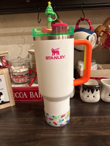 Customer photo review of CLEAR CHRISTMAS LIGHTS Tumbler Boot