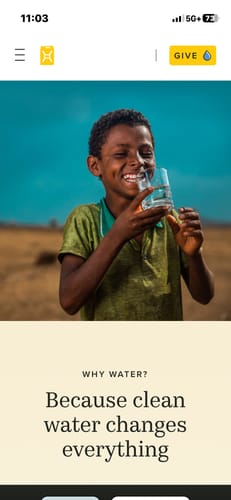 Customer photo review of DONATION: Give the gift of Water