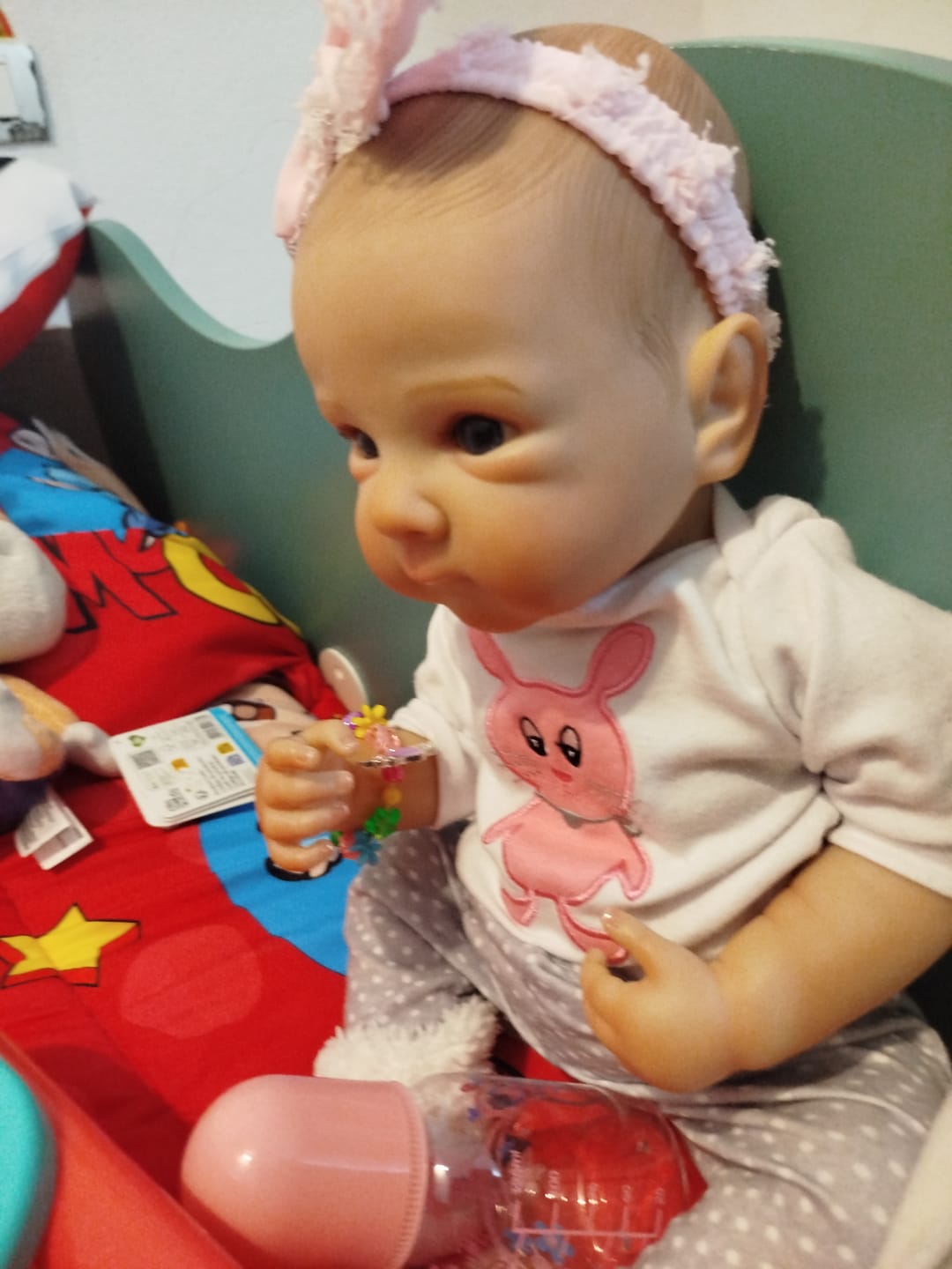Customer photo review of Bambola reborn full silicone vinile altamente realistica - BETTIE