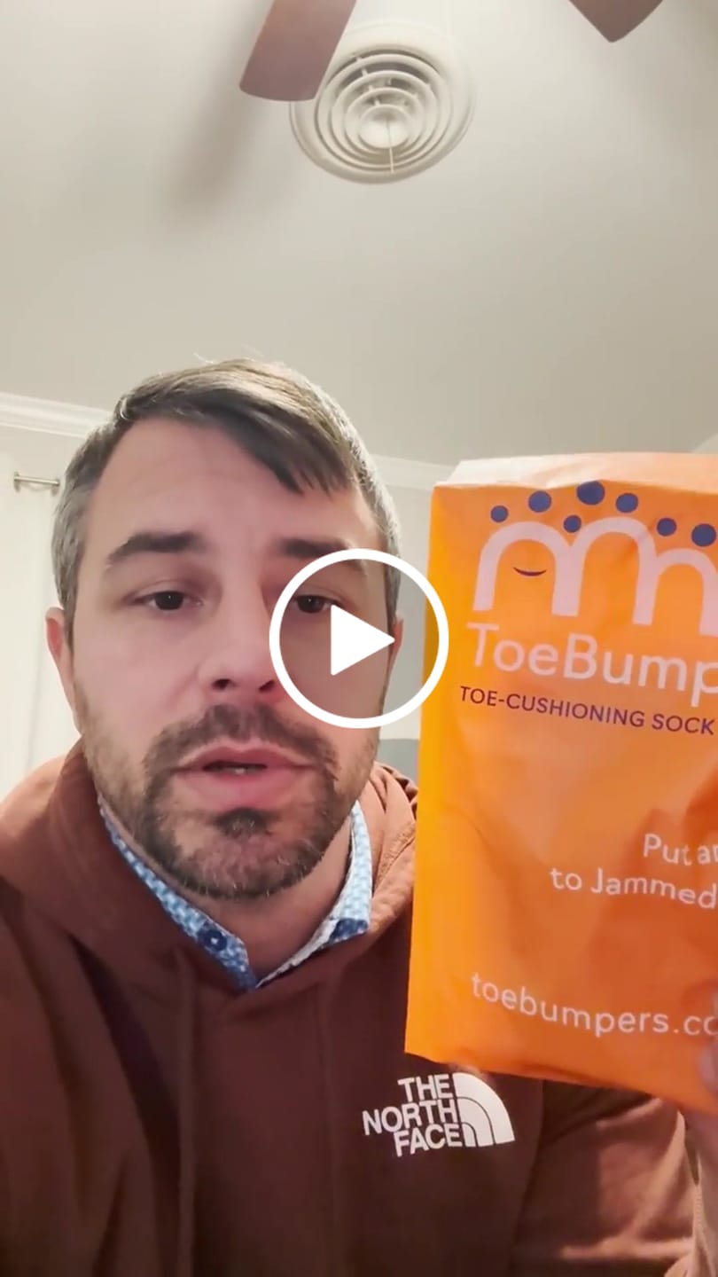 Customer video review of Men's Cushioned Toe-Protection Socks (2)