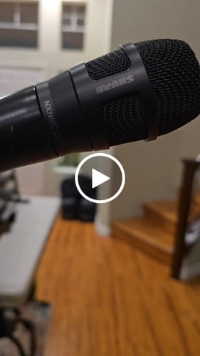 Customer video review of Shure RPW, Wireless Cardioid Dynamic Capsule for Shure Handheld Transmitters
