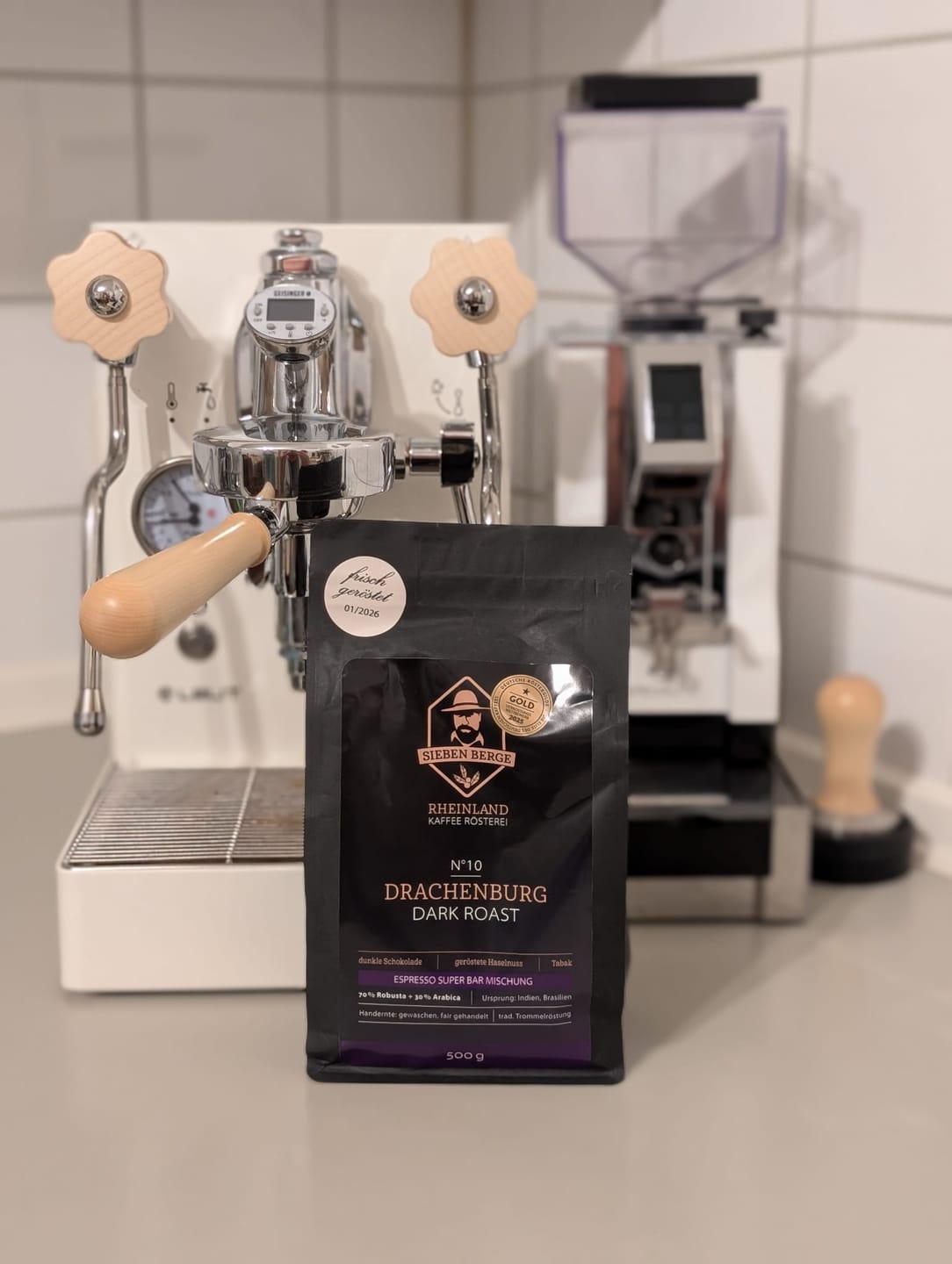 Customer photo review of N°10 Drachenburg – Kraftvoll im Geschmack – Espresso Super Bar Mischung