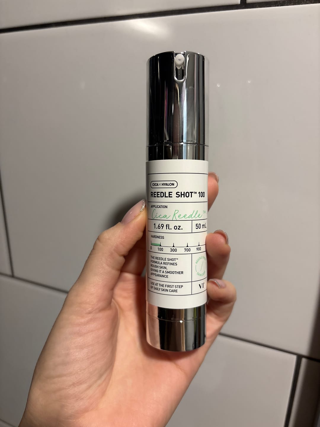 Customer photo review of Serums-būsteris ar mikroadatām VT Cosmetics Reedle Shot 100