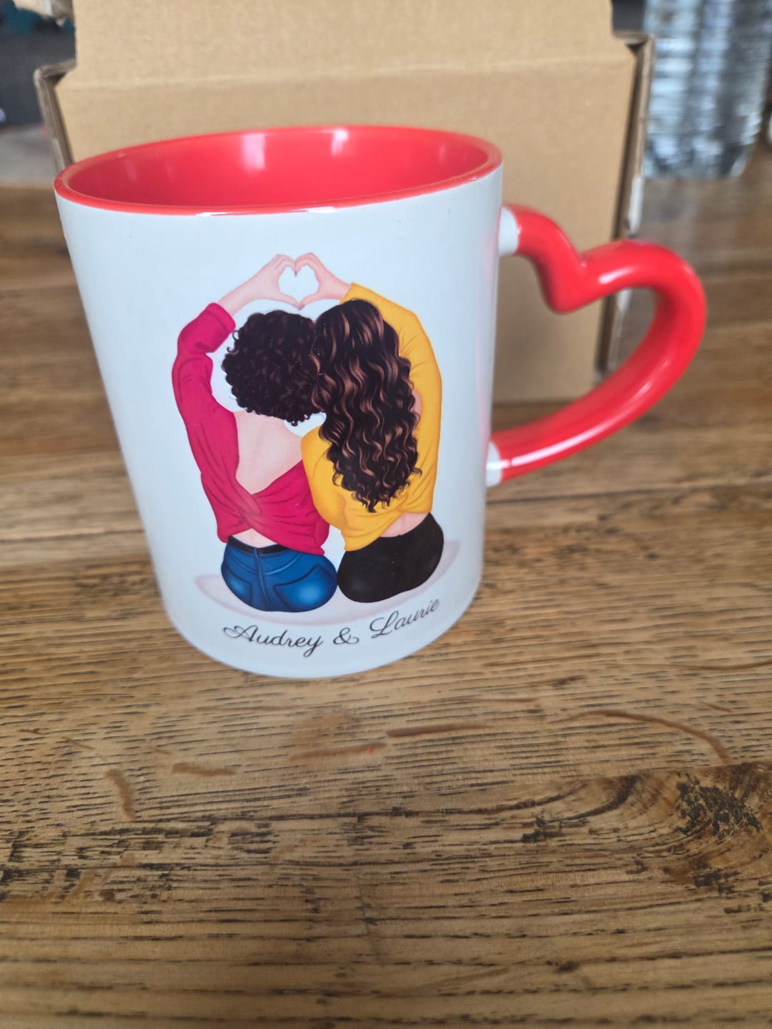 Customer photo review of Mug Personnalisé - Meilleures Amies