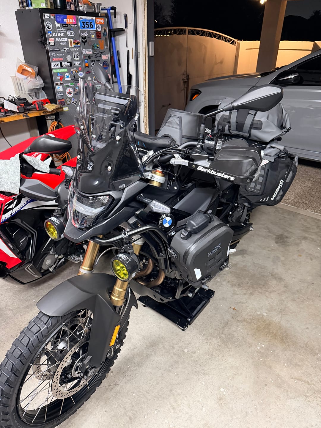 Customer photo review of Alps Inflatable Crash Bar Bag | 300KG Passive Protection | IPX7 Waterproof