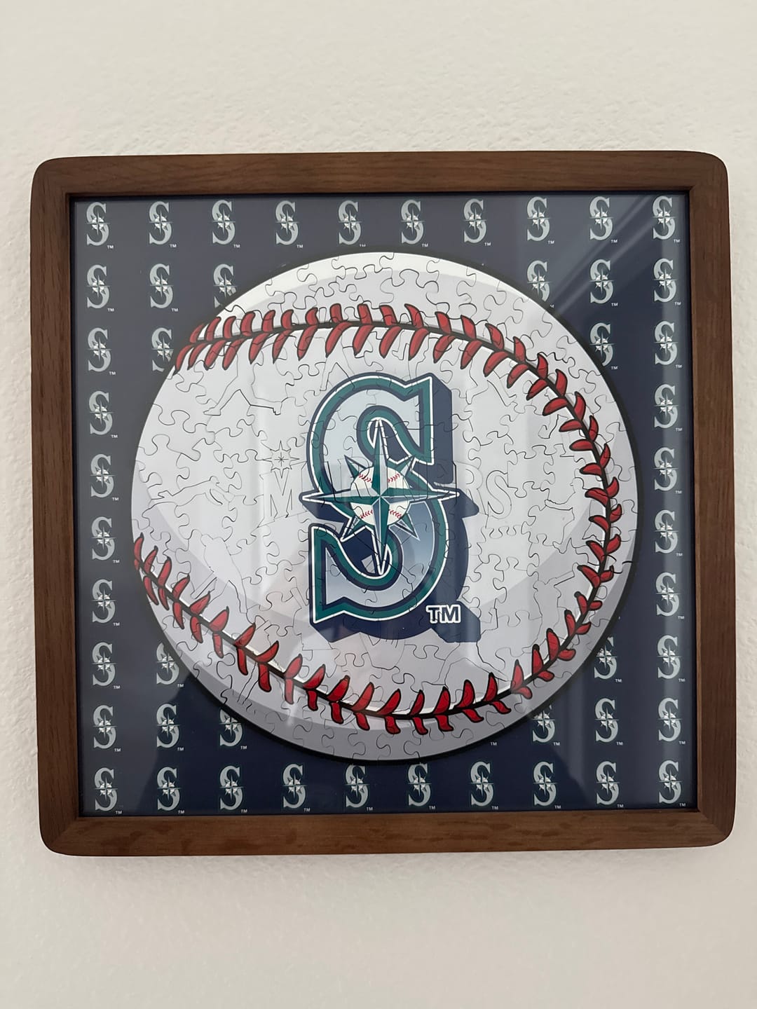 Customer photo review of Seattle Mariners™ - Wooden Puzzle