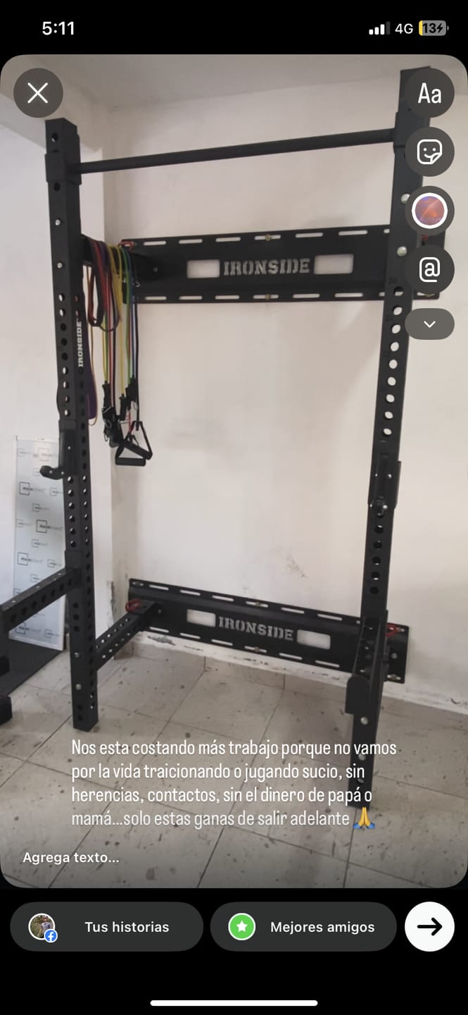 Customer photo review of Rack Plegable de Pared Wall Mount IRONSIDE