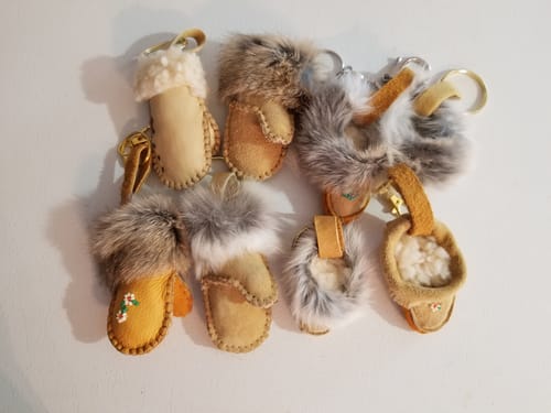 Customer photo review of Mini Mitten keychain PDF