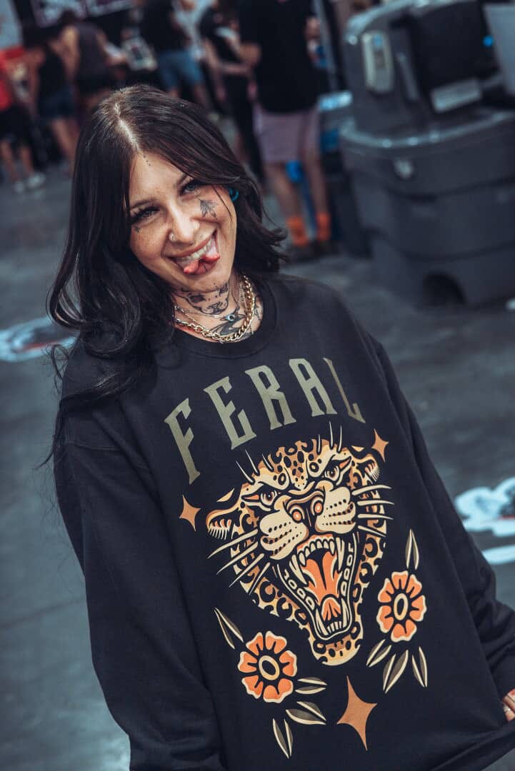 Customer photo review of Feral- Crewneck Sweater