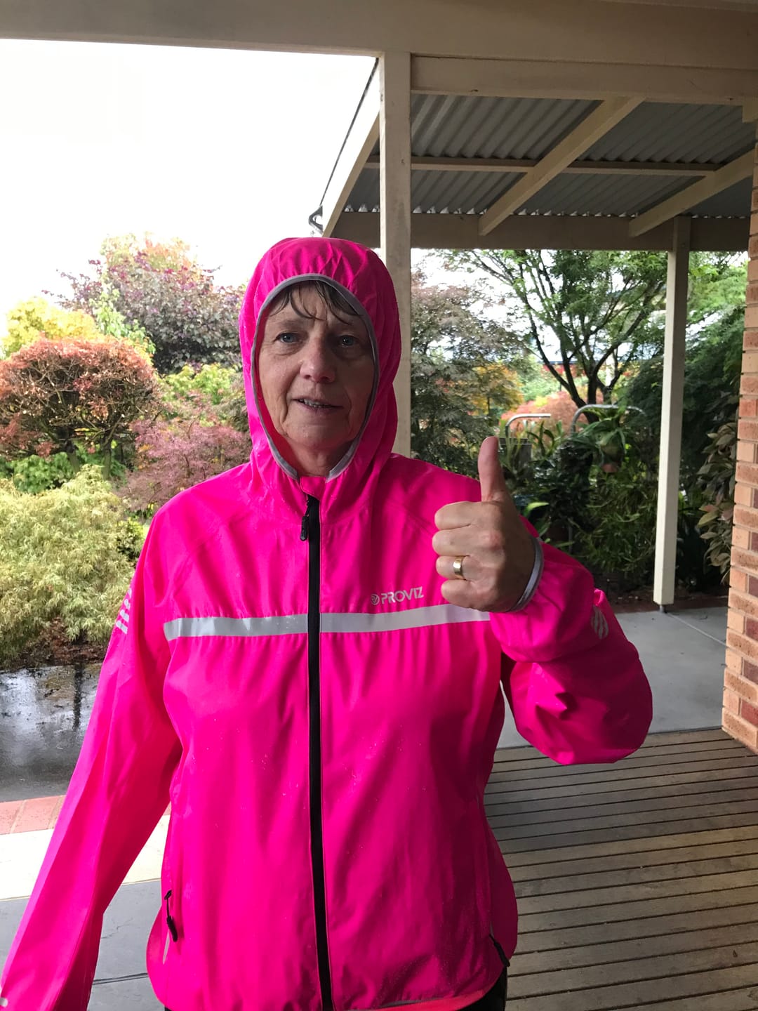 Customer photo review of Proviz Classic Womens Waterproof Running Jacket