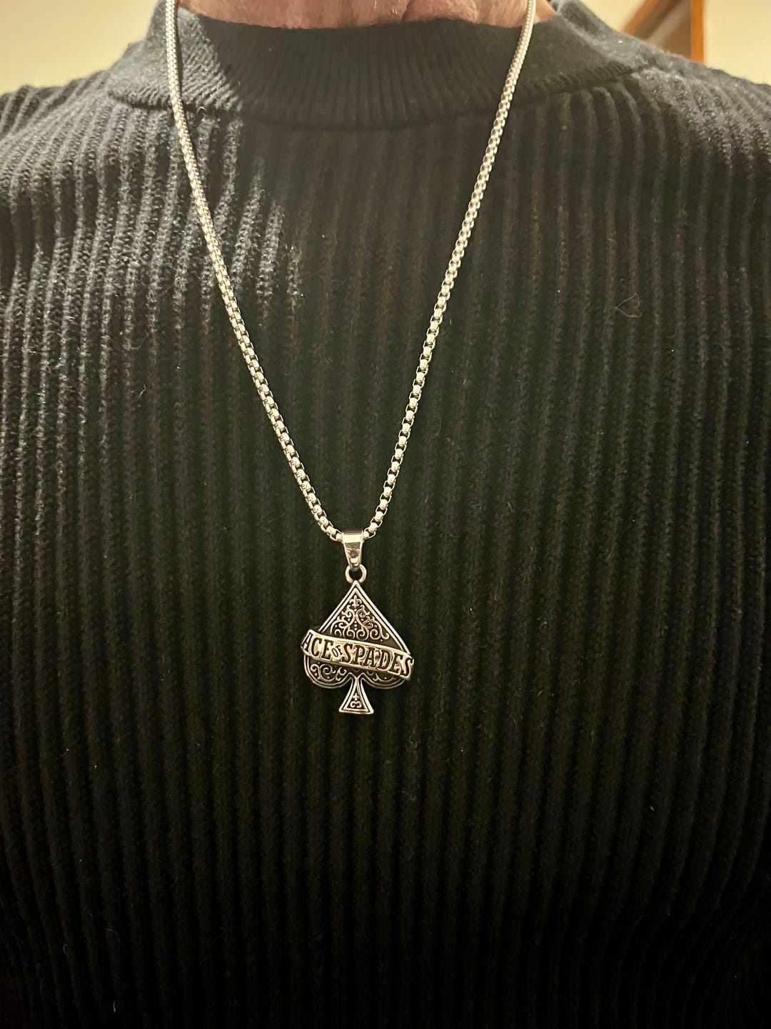 Customer photo review of ACE OF SPADES.