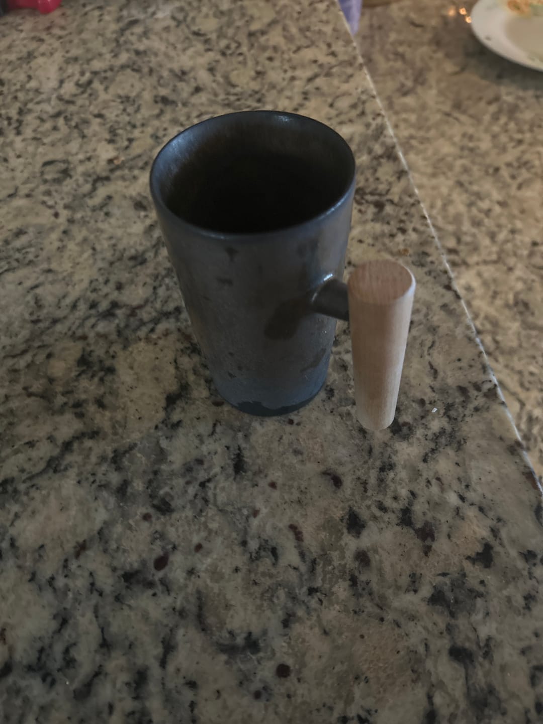 Customer photo review of Vintage Earth Coffee Cups With Wooden Handle