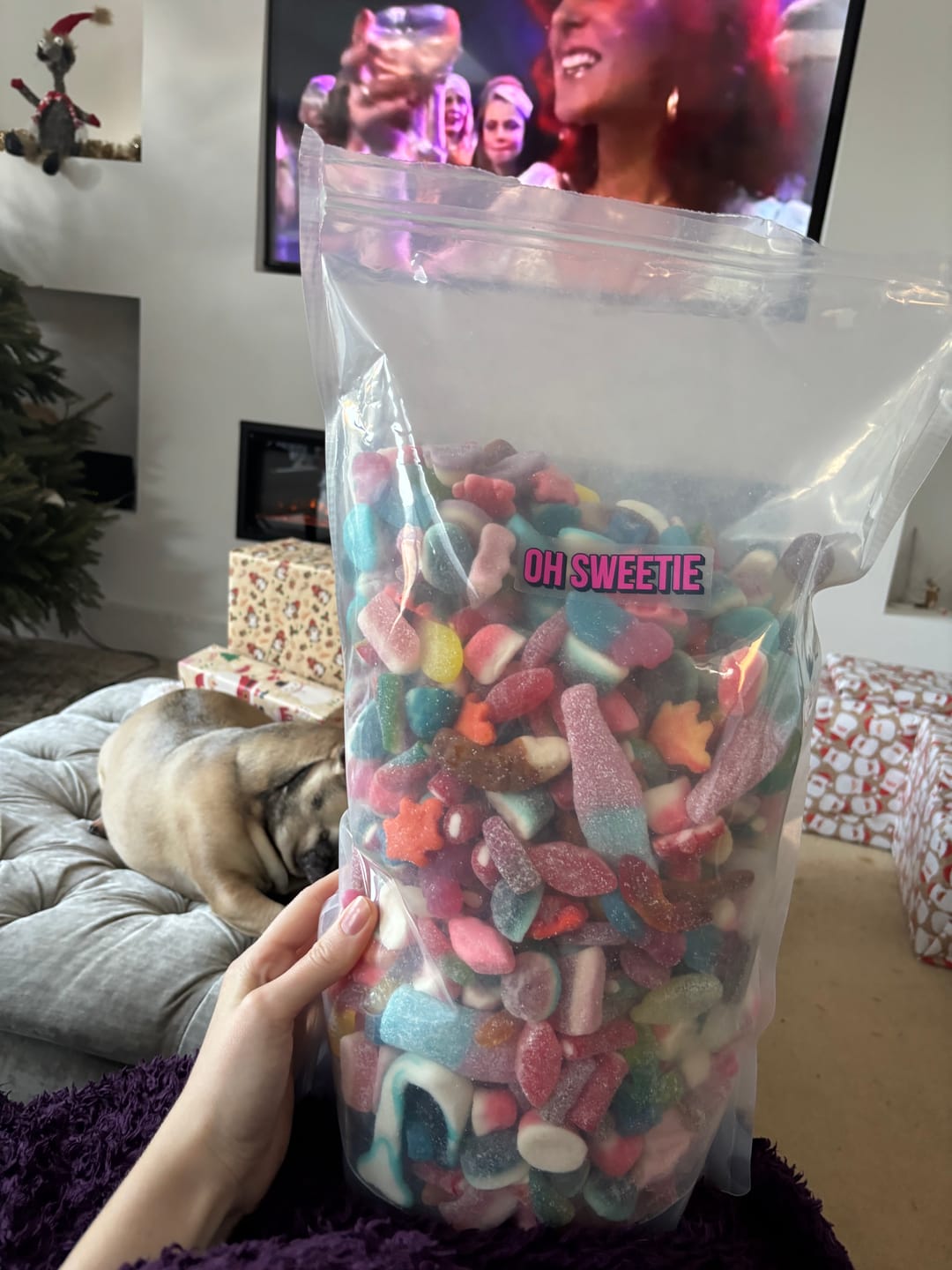 Customer photo review of Build Your Own Pick and Mix Sweets Bag – Over 100 to Choose From