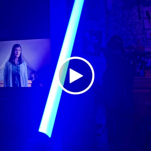 Customer video review of Ani III The Chosen hero saber