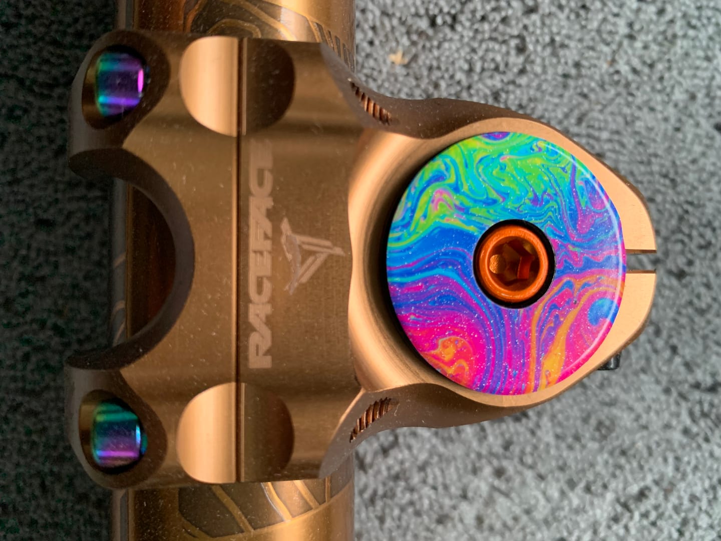 Customer photo review of Oil Slick Topcap