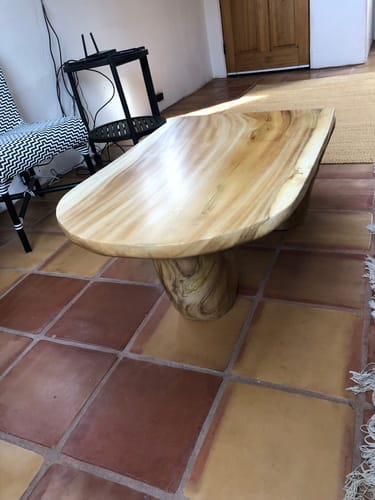 Customer photo review of Handcrafted Low Table For Functional Room Setup