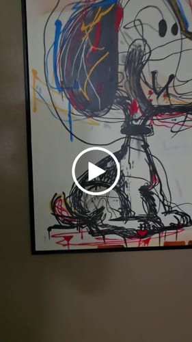 Customer review photo for Abstract Graffiti Art #GA051
