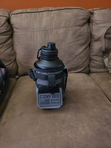 Customer photo review of 64oz Battle Bottle Water Bottles