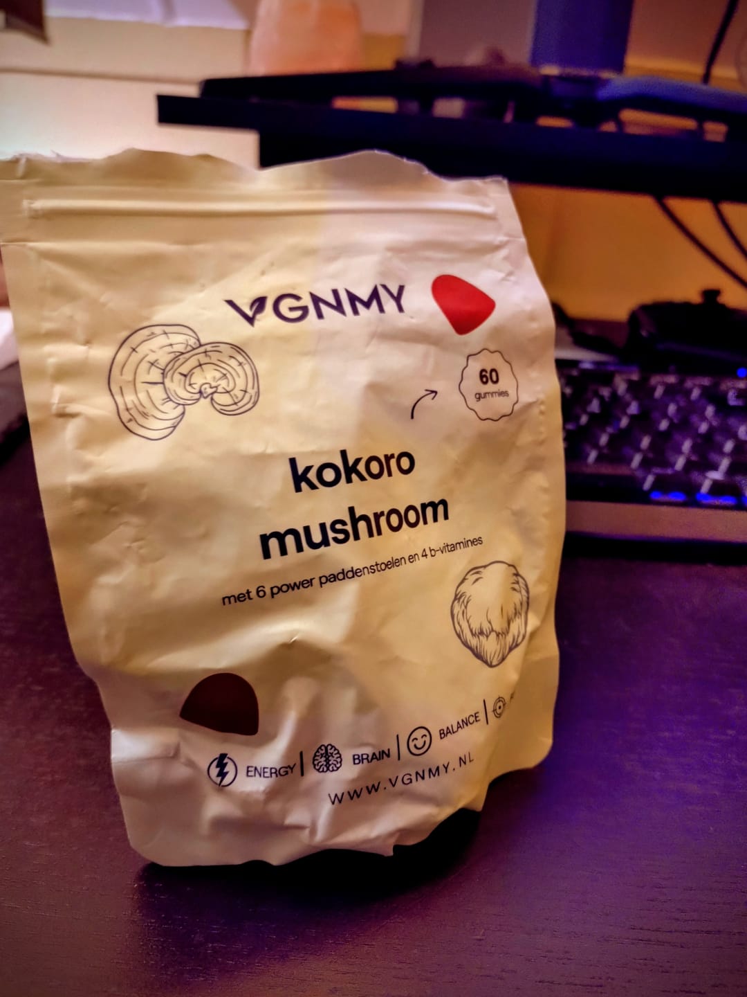Customer photo review of Mushroom Gummies